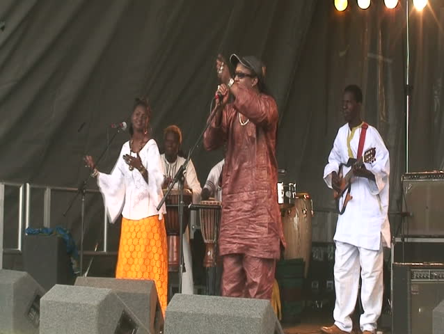 Daby Balde in concert at the African Oye, Liverpool