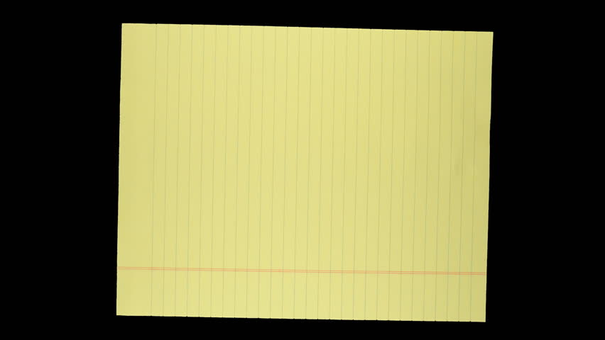 Paper crumple stop animations with matte for compositing 