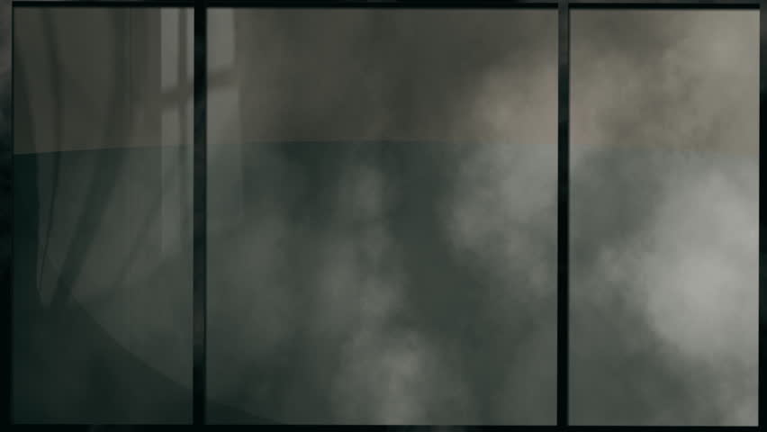Loopable Smoke, Debris Outside Store Windows