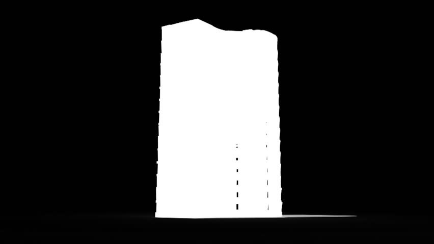 a demolished building