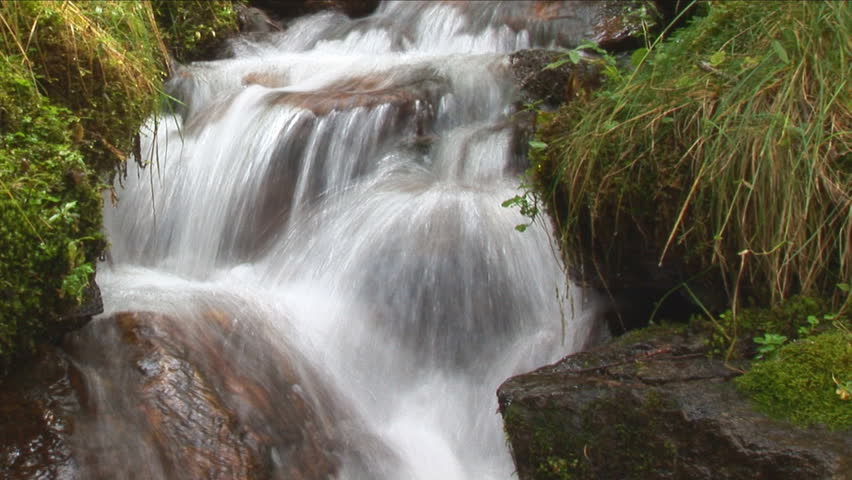 nice waterfall with slow shutter effect