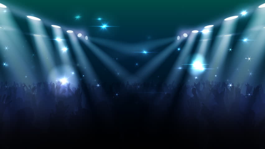 Live Concert. Crowd of cheering.