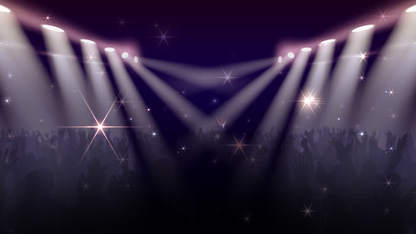 Live Concert. Crowd of cheering.