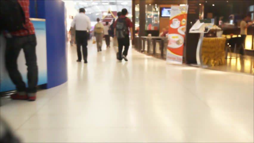 People in airport