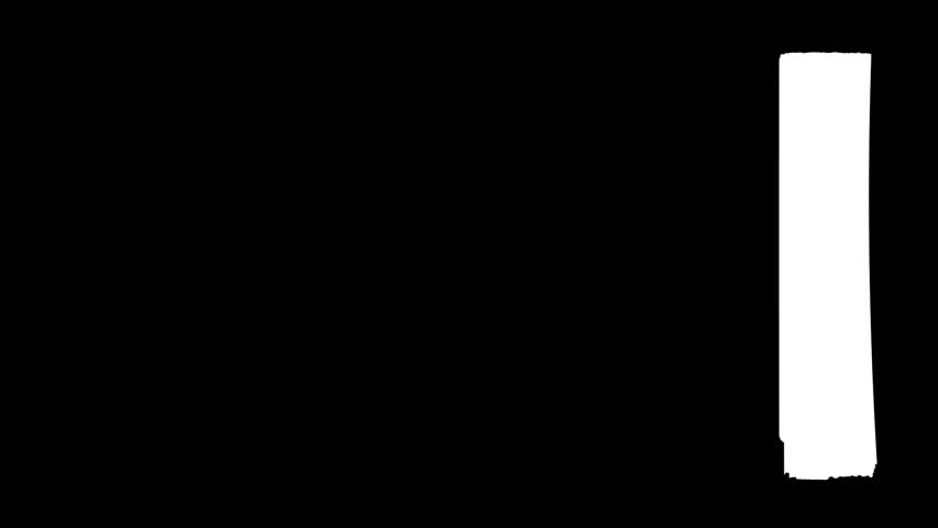 Scrolling ancient blank document with alpha channel