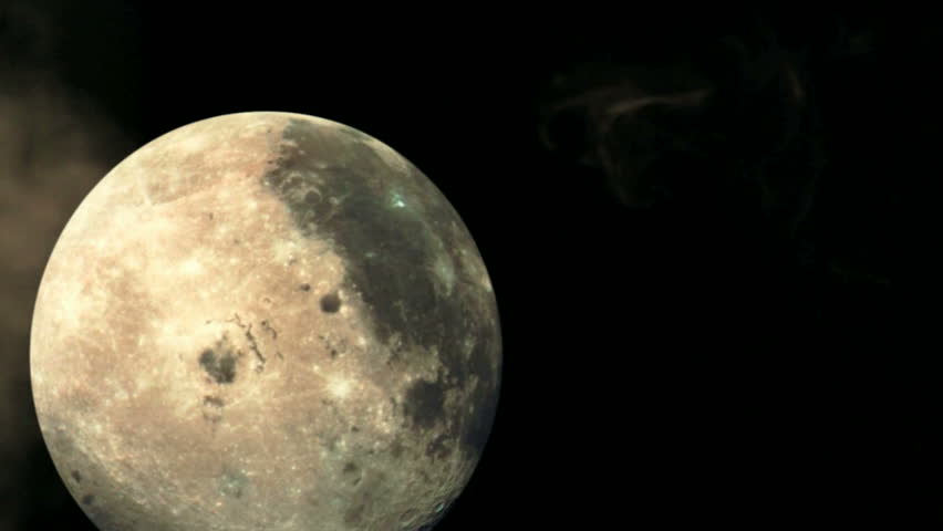 Moon and Clouds time lapse