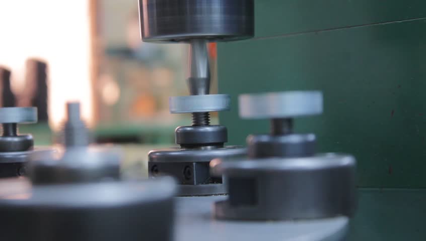 Semi Automated Machine used for Riveting Parts of a Movement Assembly of a Speedometer