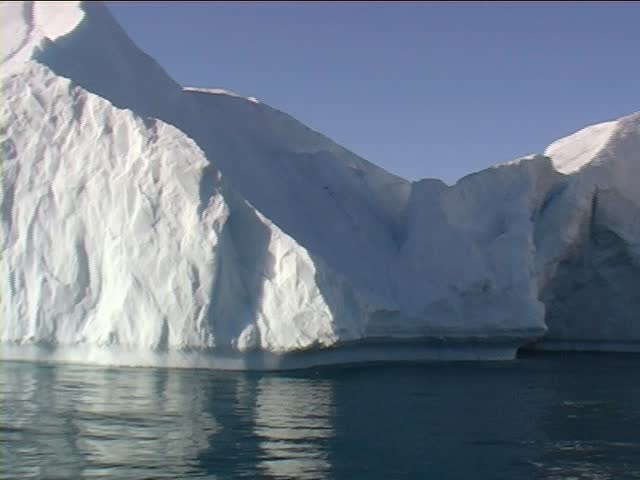 Beautiful Iceberg at Disko Bay, Ilulissat, Greenland. Taken on a beautiful sunny day.