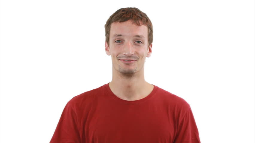 Happy guy dancing