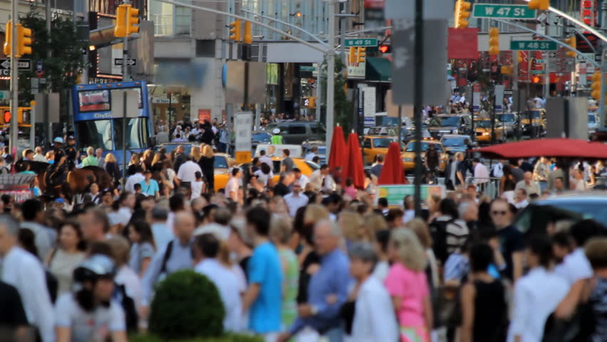 Crowd, Time Square, New York