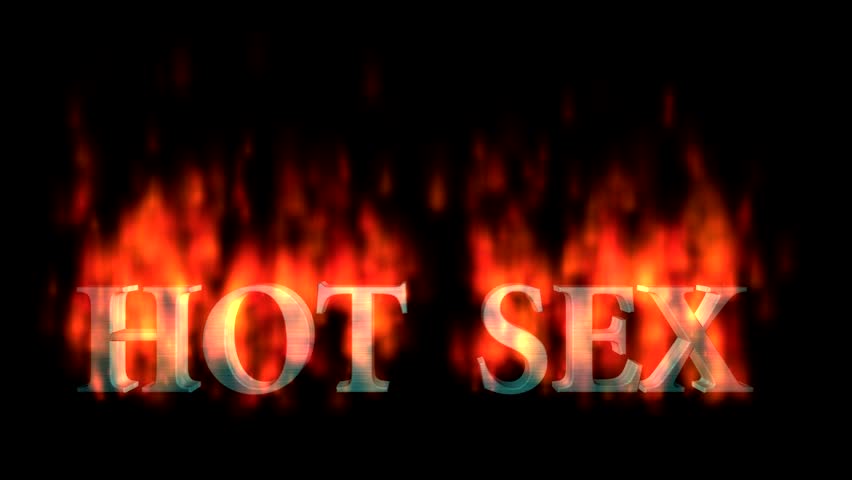 Text Animation Of The Word Sex Burning On Fire 4k Resolution Ultra Hd Stock Footage Video 