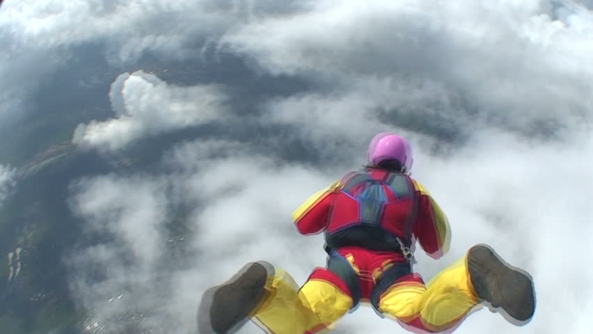 Skydiving video.