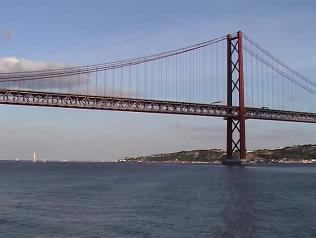 Suspension Bridge over the river