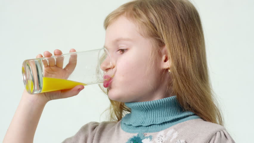 Kid Drink Orange Juice Stock Footage Video 9214262 | Shutterstock