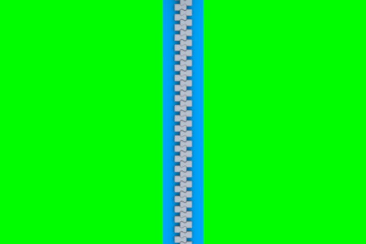 Zipper with alpha channel