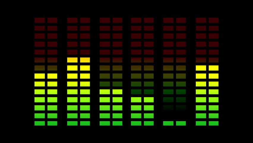 animation of music graphic equalizers 