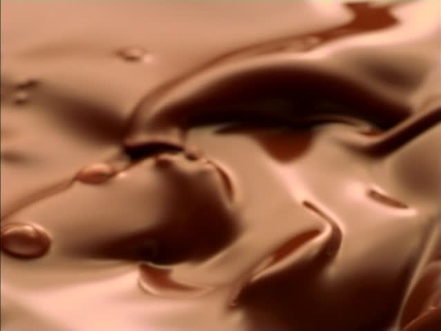 Swirling Chocolate shot with 150 fps on 35 mm film