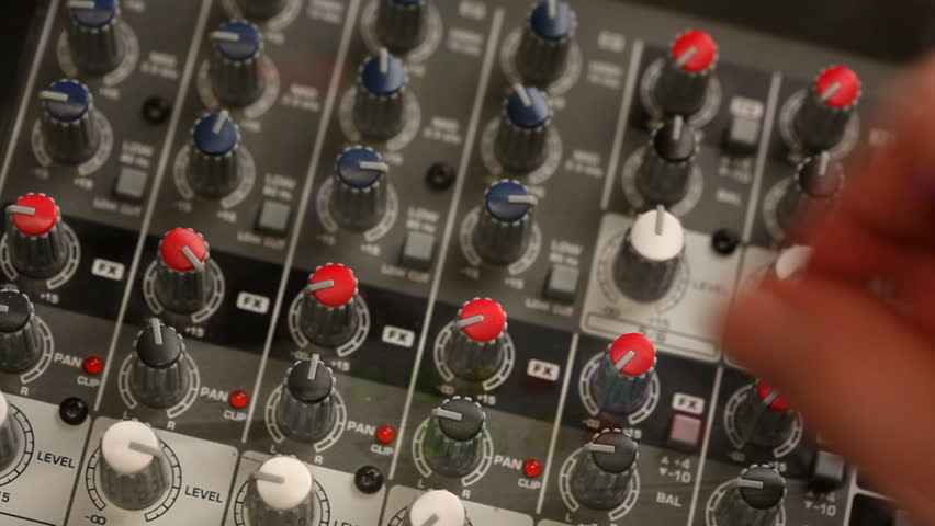 Audio control console