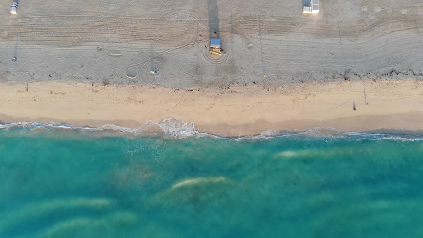 Aerial View Looking Straight Down Stock Footage Video 100 Royalty Aerial View Looking Straight Down At The 5th Street Liuard Stand In Miami Beach Fl