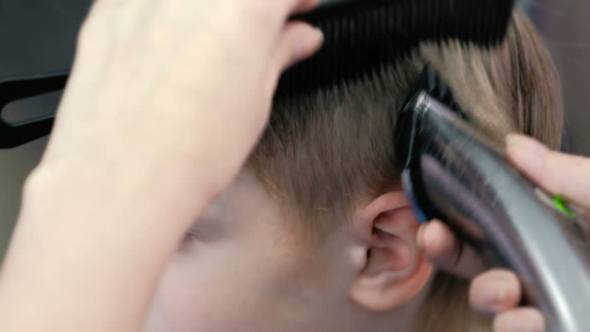 Barber Cutting Boys Hair With Stock Footage Video 100 Royalty Free 1009195826 Shutterstock