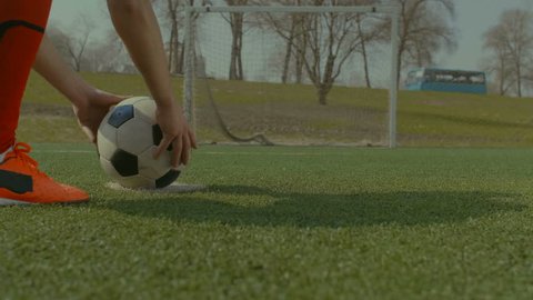 Closeup Of Football Players Foot Stock Footage Video 100 Royalty Free Shutterstock