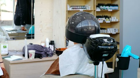 Hair Dryer Helmet Stock Video Footage 4k And Hd Video Clips