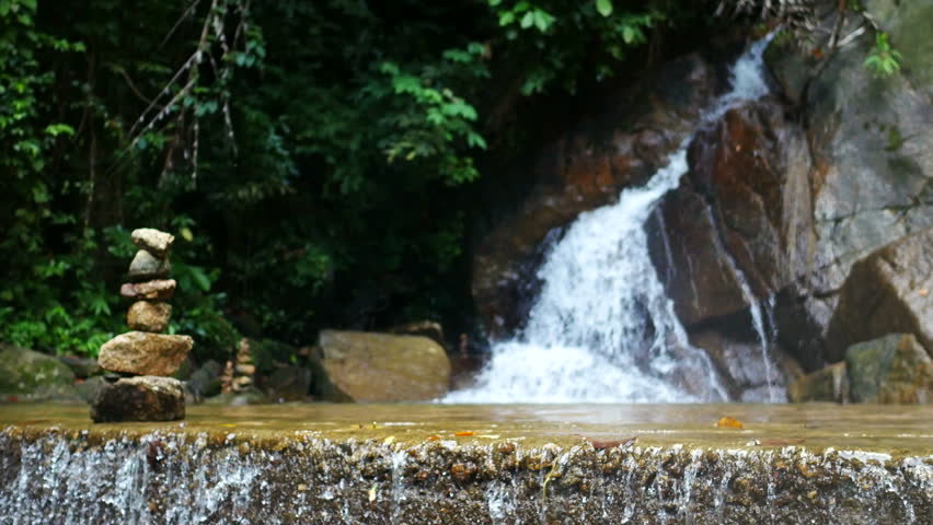 Ground Floor With Water Flow Stock Footage Video 100 Royalty