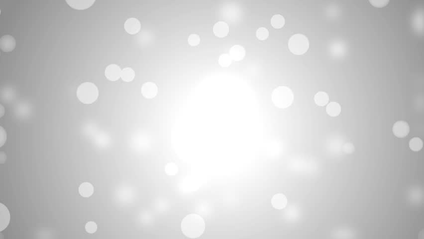 Lights Silver Bokeh Background. High Stock Footage Video (100% Royalty