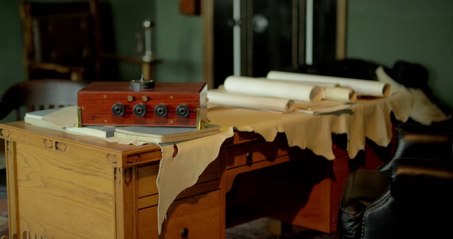 Vintage Drafting Table Ford Plant Stock Footage 100 Royalty Free 1020939406 Shutterstock
