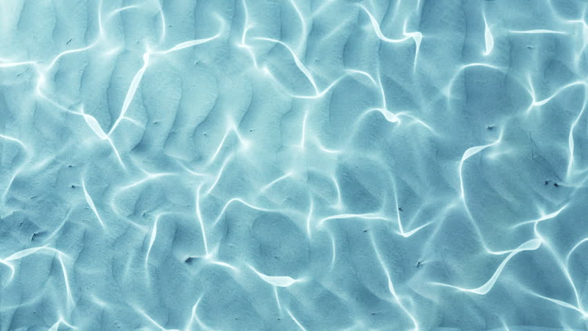 Refraction Of Sunlight In Swimming Pool Water. Animation Of Ripple ...