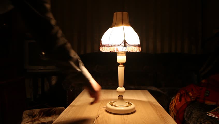 Vintage Sensor Floor Lamp Made Stock Footage 100 Royalty Free 1021277266 Shutterstock