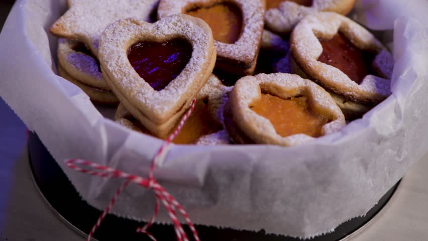 Christmas Cookies with fruit filling image - Free stock photo - Public