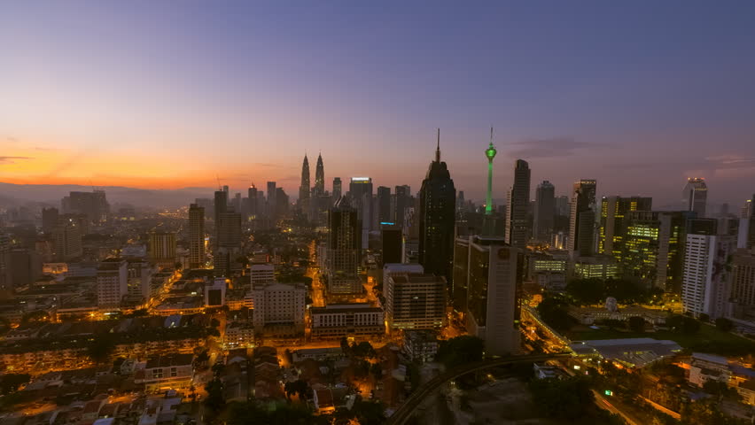 Time Lapse: Kuala Lumpur City Stock Footage Video (100% Royalty-free ...