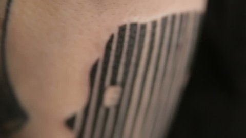 Male Hairdresser Using Hairdryer While Stockvideos Filmmaterial