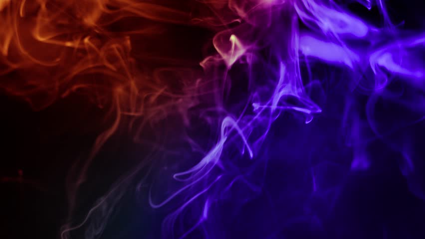 Blue and Red Artistic Smoke Stock Footage Video (100% ...