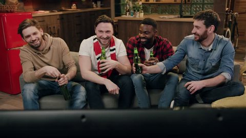 Multiracial Group Of Friends Looking Stock Footage Video 100