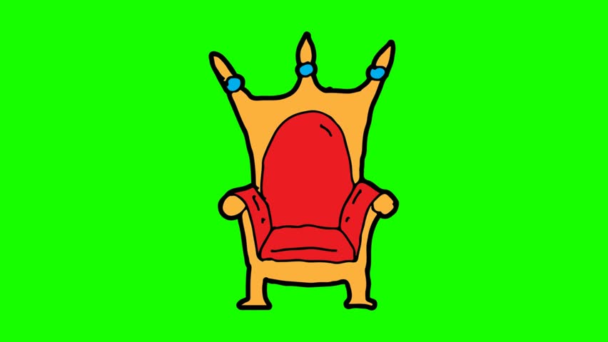 Kids Drawing Green Screen With Theme Of King S Throne