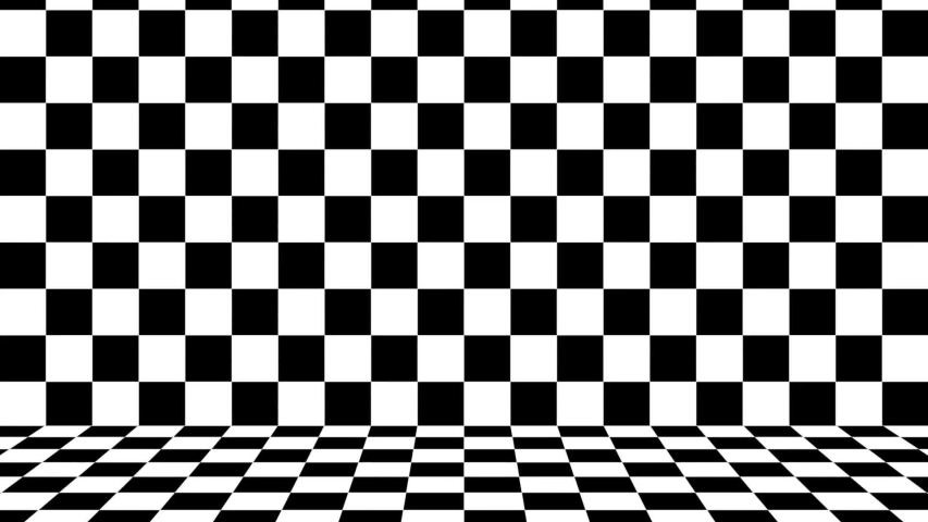 black and white checkers
