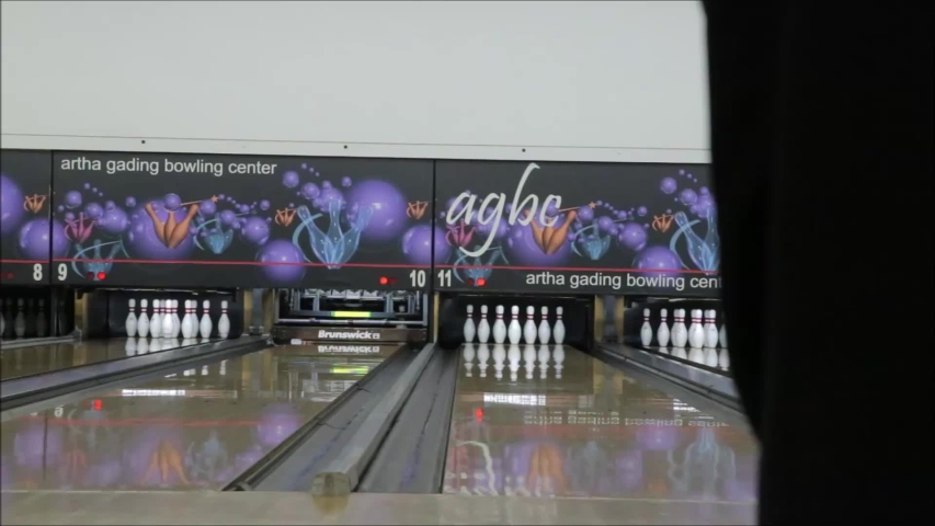 A Bowling Athlete Performs A Stock Footage Video 100 Royalty Free 1033996796 Shutterstock