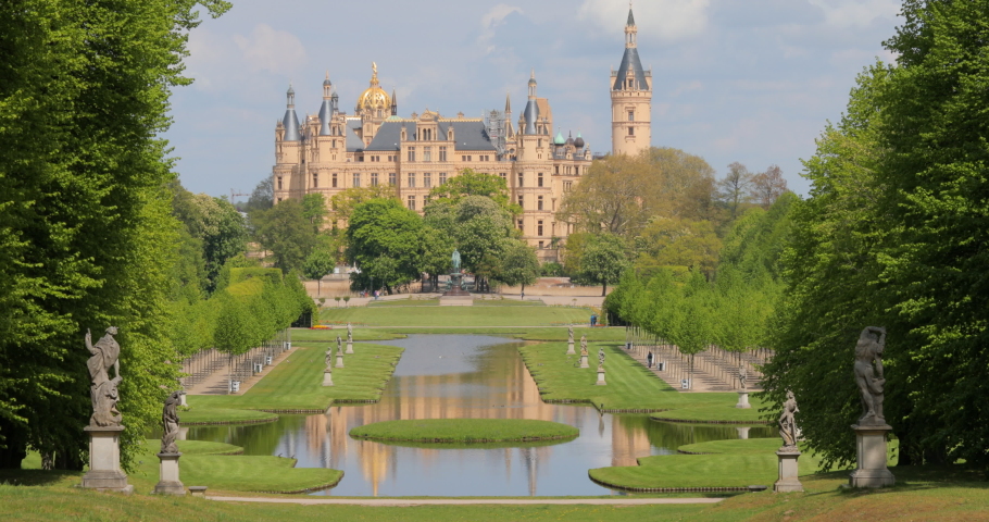 Schwerin Germany May 9 Stock Footage Video 100 Royalty