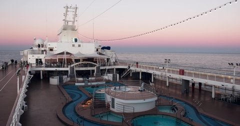 Tui Cruises Mein Schiff 2 January 10 2019 On The Open Deck Of A Cruise Ship On A Calm Morning