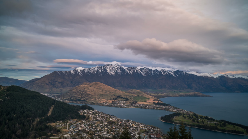 Overlook and Scenic landscape at Queenstown, New Zealand image - Free ...