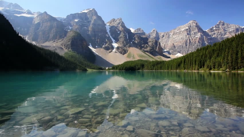 Scenic Landscape of the Canadian Rockies in Banff National Park ...