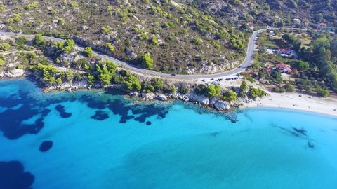 Aerial View Of Lagoons At Stockvideos Filmmaterial 100