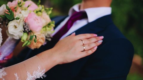 Groom Putting Wedding Ring On Stock Footage Video 100 Royalty