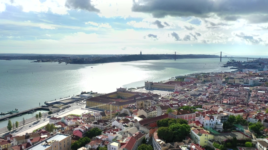 Harbor View from Lisbon, Portugal image - Free stock photo - Public ...