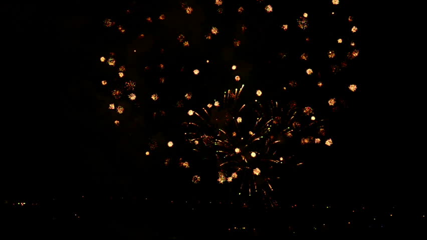 Stock video of fireworks explosion background video overlay with ...