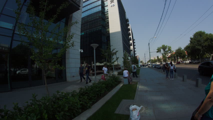 Modern Architecture Videos bucharest, august the 4th 2015, big business center in bucharest Modern Architecture Videos bucharest, august the 4th 2015, big business center in bucharest