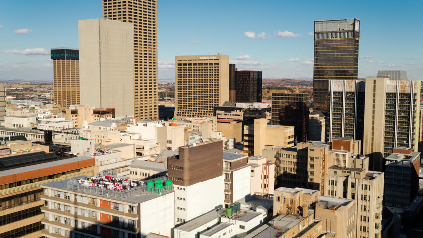 Johannesburg, Gauteng, South Africa - Stock Footage Video (100% Royalty