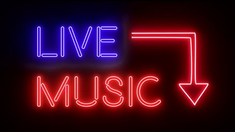 Live Music Neon Sign Lights Stock Footage Video 100 Royalty Free 12411806 Shutterstock
